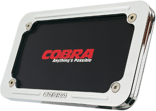 COBRA License Plate Frame - Chrome 05-9000