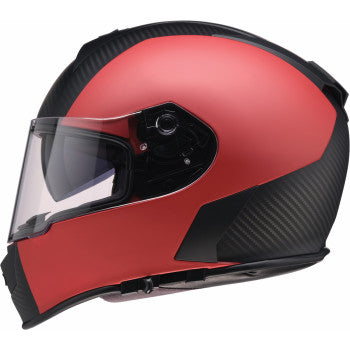 Z1R Warrant Helmet - Carbon - Red - Medium 0101-17428
