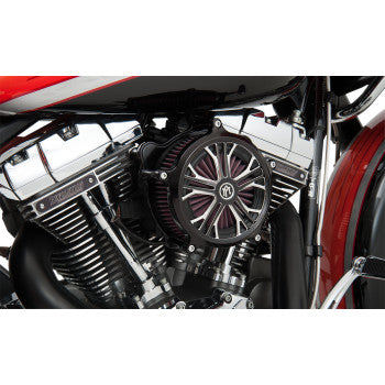 PERFORMANCE MACHINE (PM) Super Gas Air Cleaner Kit - Black 0206-2165-B