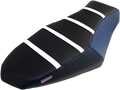 Parts Unlimited Ribbed Seat Cover - Black/White - Polaris Pol-101-337