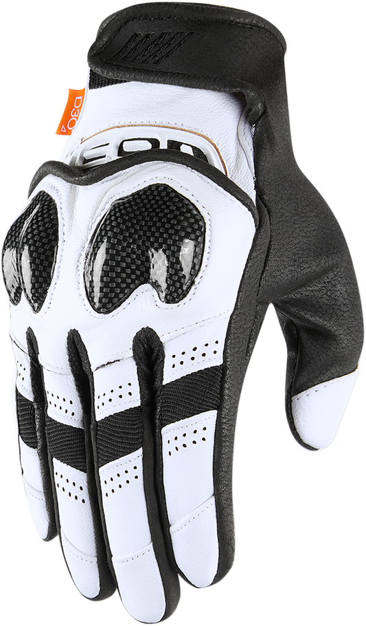 ICON Contra2 Gloves - White - XL 3301-3698