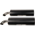 TRINITY RACING Full Dual Exhaust System - Black - RZR XP 1000 TR-4190D-BK