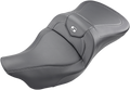 SADDLEMEN Roadsofa Seat - Carbon Fiber - without Backrest - Black - '09-'23 FLHTCUTG 808-07B-185T