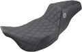 SADDLEMEN Pro Series SDC Performance Seat - w/o Backrest - Full Lattice Stitch - '08 -'23 FL SC80807DB
