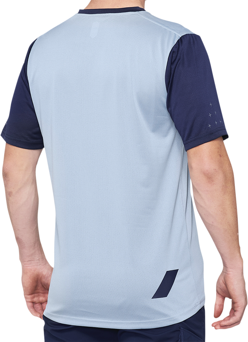 100% Ridecamp Jersey - Short-Sleeve - Blue/Navy - Large 40027-00012