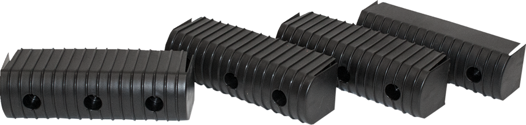 CALIBER BunkWrap Endcap - 2"x6" - Black - 4 Pack 23053-BK