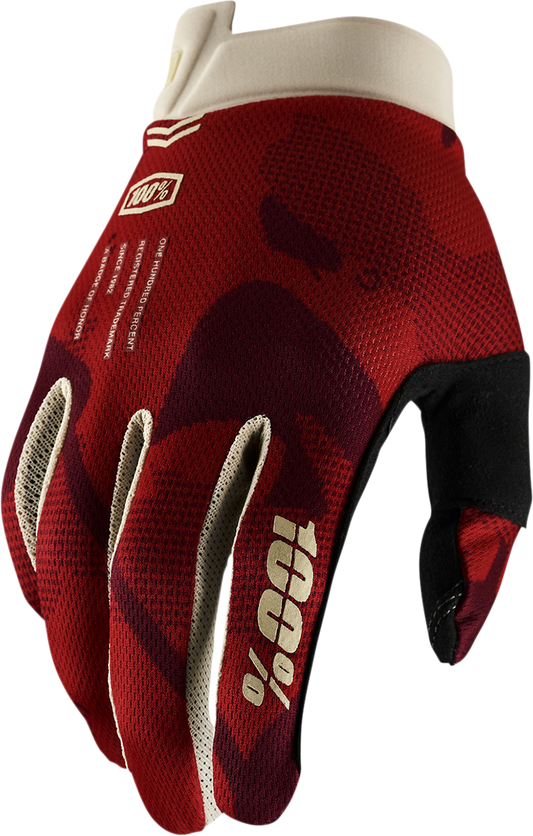 100% iTrack Gloves - Terra - Small 10008-00025