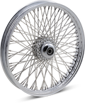 DRAG SPECIALTIES Wheel Assembly - 80 Spoke - Laced - Front - Single Disc/No ABS - Chrome - 21x2.15  0203-0395