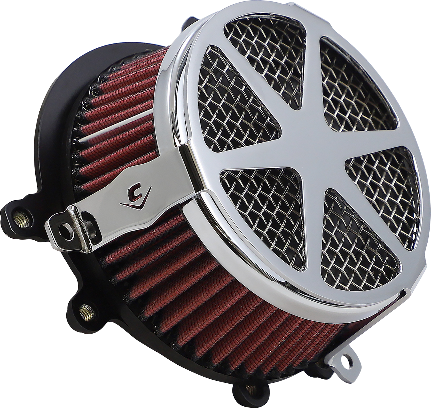 COBRA Air Filter - Spoke - Chrome 606-0101-04-SB