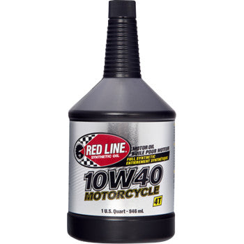 RED LINE SYNTHETIC OIL Motorcycle Oil - 10W40 - 1 US quart 42404