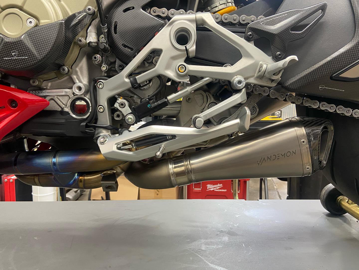 Vandemon  Ducati V4 Panigale & Streetfighter Full Titanium Exhaust system 2023-2024 SKU: DUCV4TIEXHSYSNC