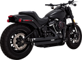 VANCE & HINES Big Shots Staggered Exhaust System - Black 47341