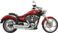 BASSANI XHAUST Pro-Street Exhaust - Chrome - Turnout 6V23D