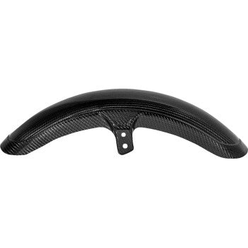 SADDLEMEN Front Fender - Carbon Fiber/Gloss - Softail/Dyna CF-8-0002
