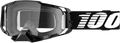 100% Armega Goggles - Black - Clear 50004-00001