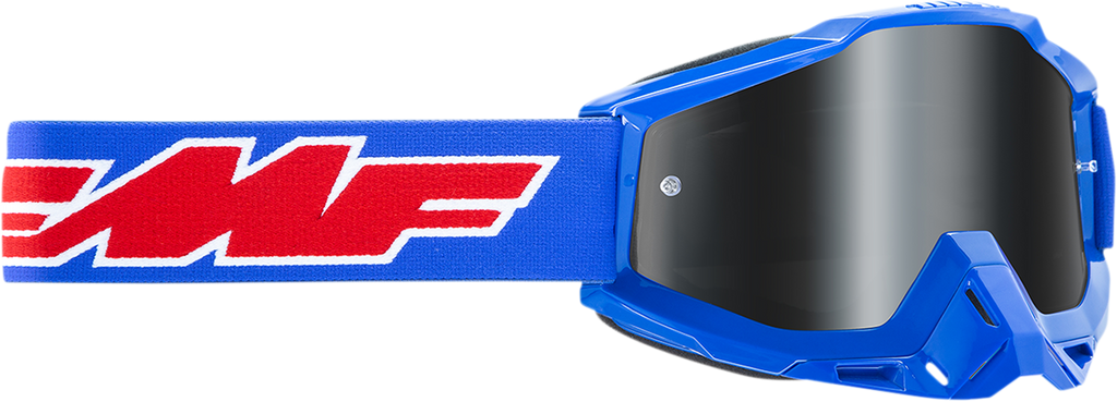FMF PowerBomb Sand Goggles - Rocket - Blue - Smoke F-50043-00002 2601-2984
