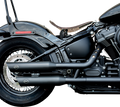 S&S CYCLE Slash Cut Race Mufflers - Black 550-0735