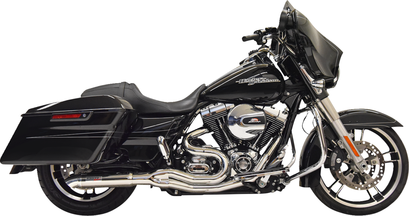 BASSANI XHAUST 2:1 Exhaust - Hotrod - Chrome 1F67C