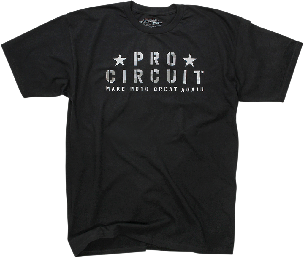 PRO CIRCUIT Flag T-Shirt - Black - Small 6411810-10
