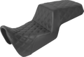 SADDLEMEN Step Up Seat - Full Lattice Stitch - Black 821-34-175