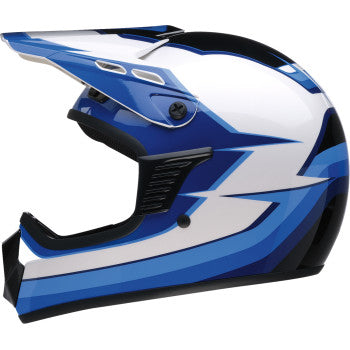 Z1R Child Dirt Maxx Helmet - Vortex - Blue/White - L/XL 0111-1745