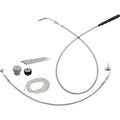 FAT BAGGERS INC. EZ Install Kit - 14" Handlebars - Upper Clutch - Braided Stainless Steel/Chrome 149914-C