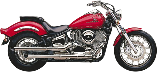 COBRA Drag Mufflers - Chrome - V-Star 1100 2267