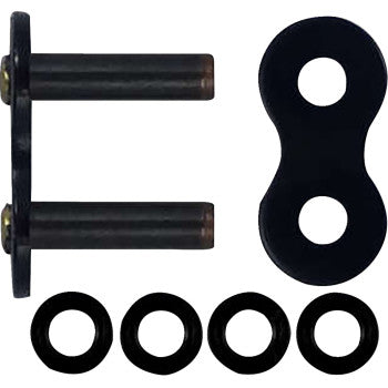 RK 530 ZXW - Connecting Link - Rivet - Black Scale BL530ZXW-RL