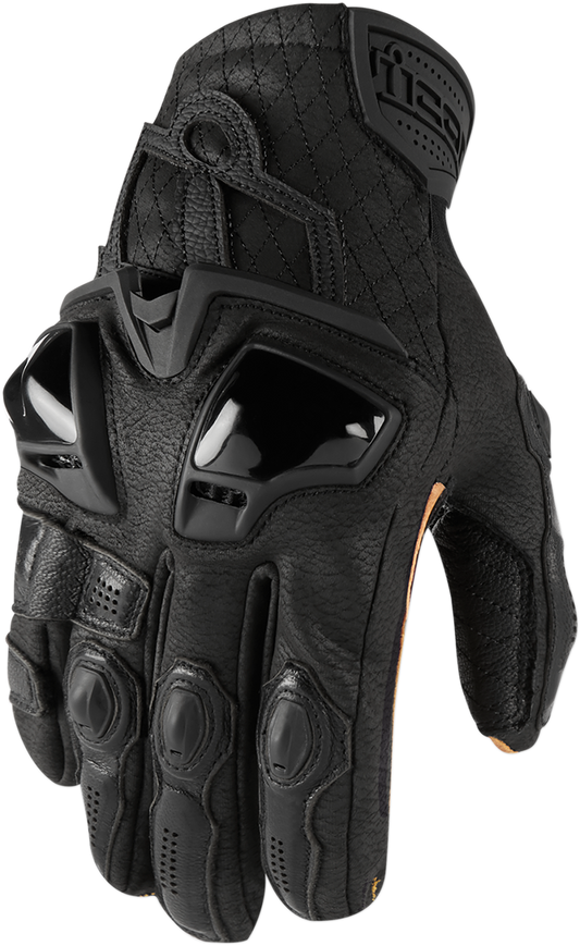 ICON Hypersport™ Short Gloves - Black - Medium 3301-3534