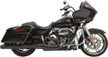 BASSANI XHAUST B4 2:1 Exhaust - Black - Straight Can 1F58RB