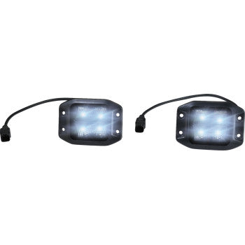 MOOSE OFFROAD Light Pods - LED - Flush Mount MSE-LPKITF