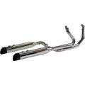 KHROME WERKS 2-into-1-into-2 Dominator-SR Exhaust System - Chrome - Without End Caps - Twin Cam Touring 200630-SR
