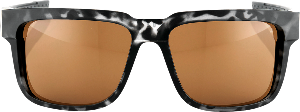 100% Type-S Sunglasses - Black Havana - Bronze 61032-259-73