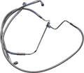 DRAG SPECIALTIES Brake Line - +4" - Stainless Steel 614085-4