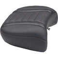 MUSTANG Deluxe Passenger Seat - Wide - Mandarin Orange Stitch - FLT/FLH '23-'25 88420MO