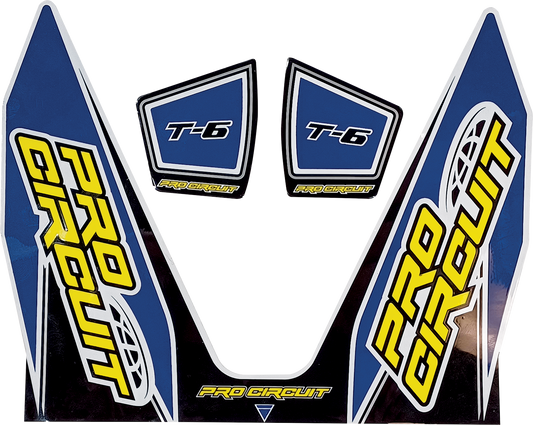 PRO CIRCUIT T-6 Decal - Dark Blue D22T6-DB