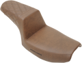 SADDLEMEN Step-Up Seat - Rear Lattice Stitch - Brown - FXR 882-09-173BR