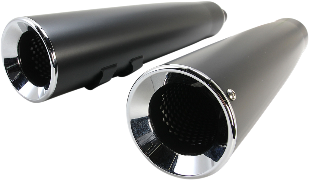 COBRA Power Flo Mufflers for FL 2017-2020 - Black 6214RB