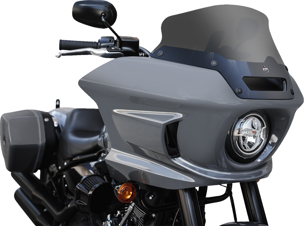 KLOCK WERKS Flare™ Windshield - 6" - Dark Smoke - FXLRST KWW-02-0607-DS