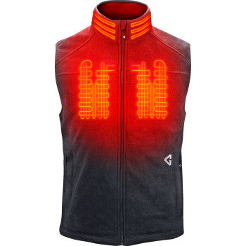 GERBING HEATED CLOTHING 7V Thermite Fleece Heated Vest 2.0 - Gray - XL GERTFVST7VMGXL