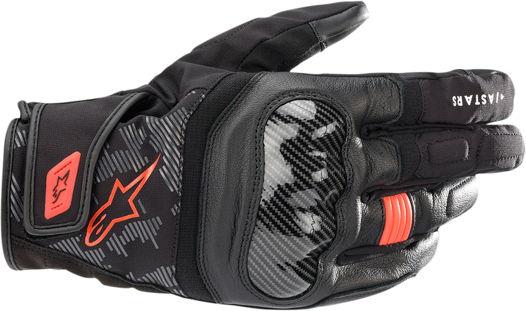 ALPINESTARS SMX Z Drystar® gloves - Black/Fluo Red - 2XL 3527421-1030-2X