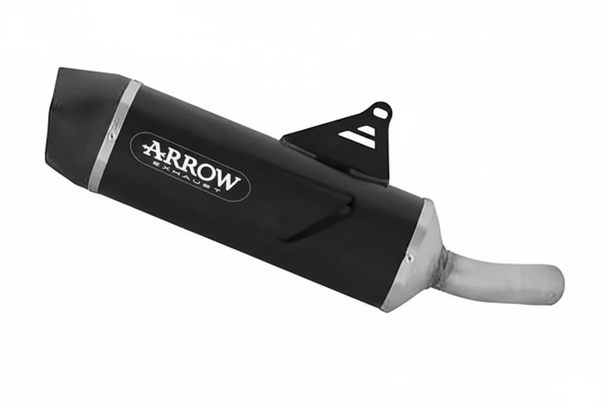 MOTO MORINI X-CAPE 700 E5+ 2025 INDY RACE EVO ALIMUNIUM DARK EXHAUST - 72664akn
