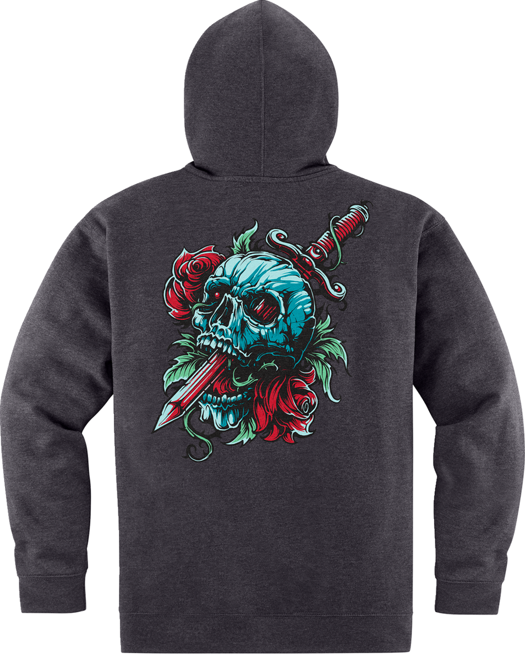 ICON Omnicrux Zip Fleece Hoodie - Black - Large 3050-6389