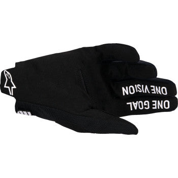 ALPINESTARS Radar Pro Gloves - Black/White - Large 3560325-12-L
