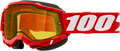 100% Accuri 2 Snow Goggles - Red - Yellow 50021-00005
