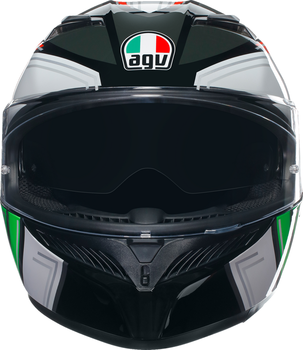 AGV K3 Helmet - Wing - Black/Italy - Small 2118381004007S