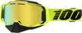 100% Armega Snow Goggles - Nuclear Citrus - Gold Mirror 50008-00003
