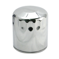 S&S Cycle 99-18 BT/2017+ M8/X-Wedge Oil Filter - Chrome