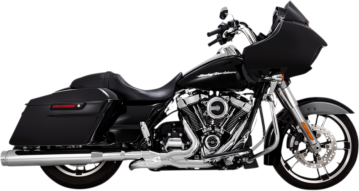 VANCE & HINES 4.5" Torquer Mufflers for FL - Chrome 16674