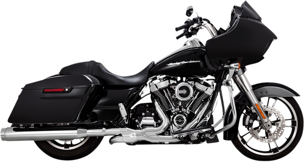 VANCE & HINES 4.5" Torquer Mufflers for FL - Chrome 16674